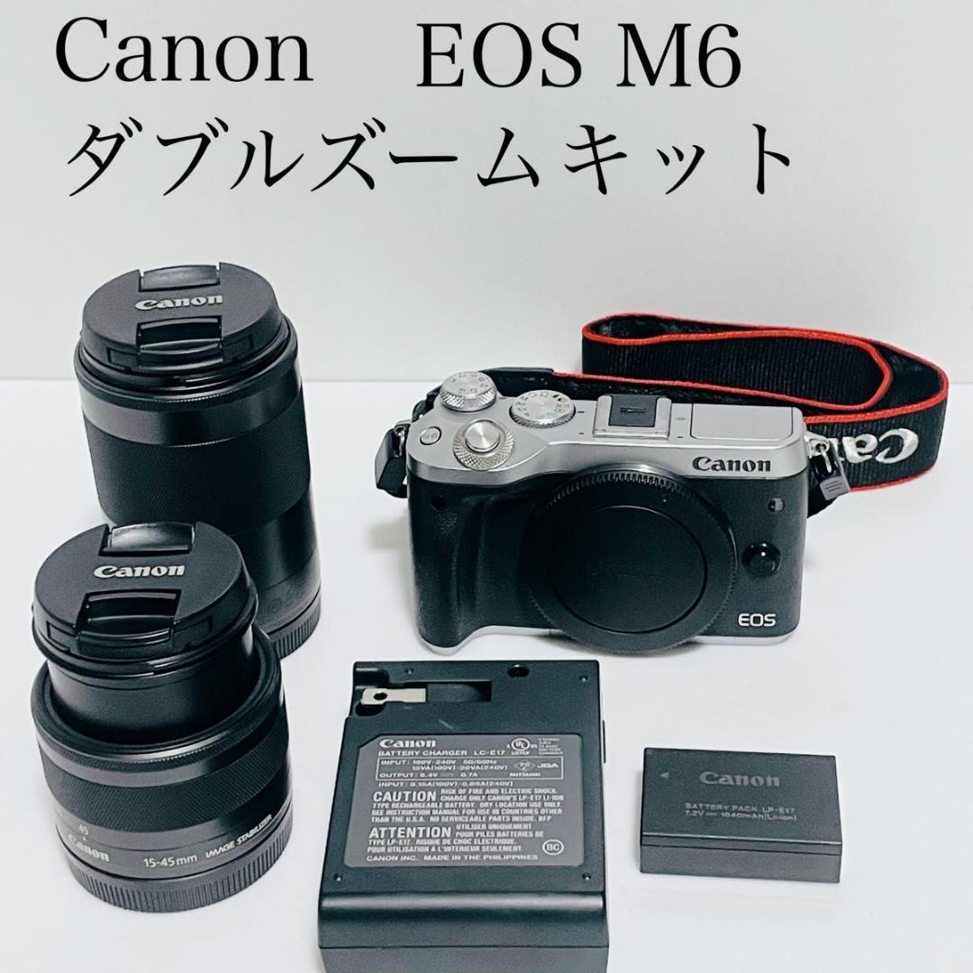 特価　Canon キヤノン　EOS M6 ダブルズームキット ミラーレス一眼 Amazon | Canon ミラーレス一眼カメラ EOS M6 ダブルズームキット