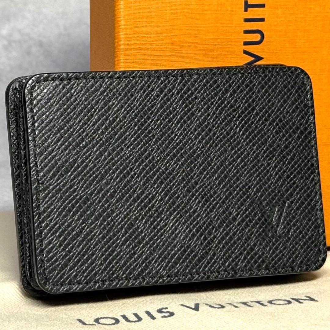 新品同様 ルイヴィトン タイガ ノワール パース 小銭入れ 12 極美品 RFID ルイヴィトン タイガ ノワール コインパース コイン