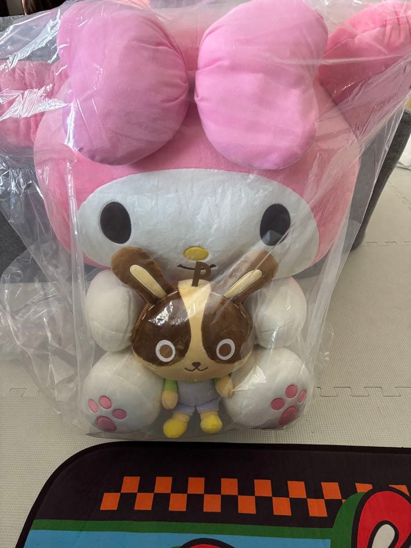 My Melody 宇佐美コラボマイメロ巨大ぬいぐるみ　80cm 👾 🎂＼超 超 B I G／🎂 マイメロディ 超超BIGぬいぐるみ
