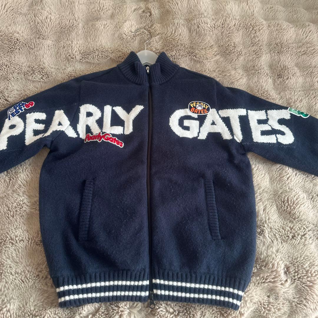 PEARLY GATES ネイビー ジャケット 中古・古着通販】PEARLY GATES (パーリーゲイツ) レオフィール