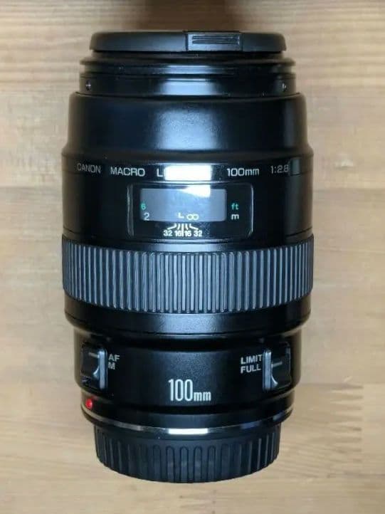 レンズ(単焦点) Canon EF 100mm F2.8 macro Canon EF 100mm f/2.8 Macro USM Lens - Adorama