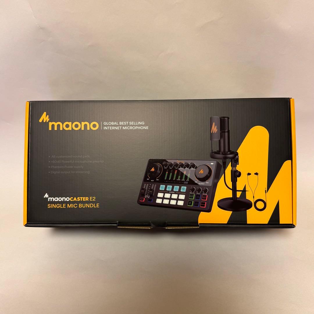 【新品未使用】☆MAONO CASTER AME2A 配信用ミキサーセット 新型 MAONO CASTER AME2A ポッドキャスター XLR端子 配信用ミキサー