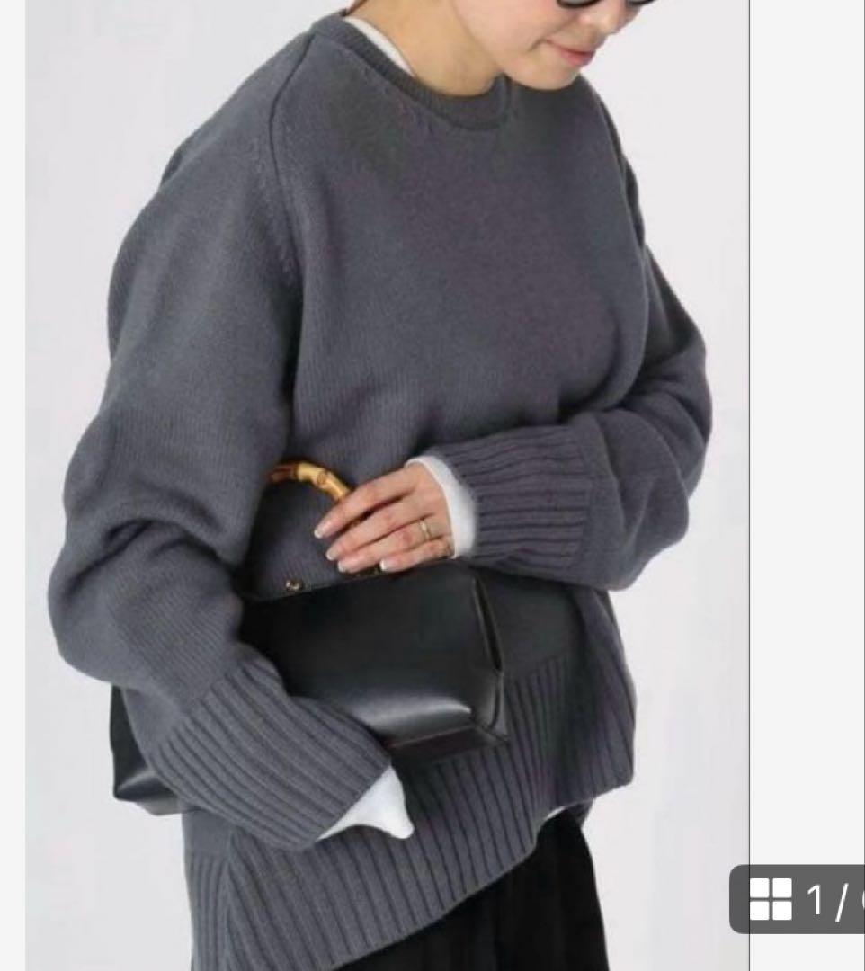 Deuxieme Classe CINOH クルーネックニット Deuxieme Classe（ドゥーズィエムクラス）の「【CINOH/チノ】 クルー