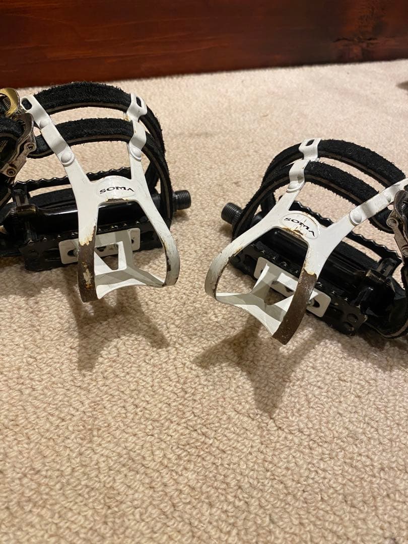 mashワイドペダル トゥークリップ soma ピスト 競輪 シングルスピード