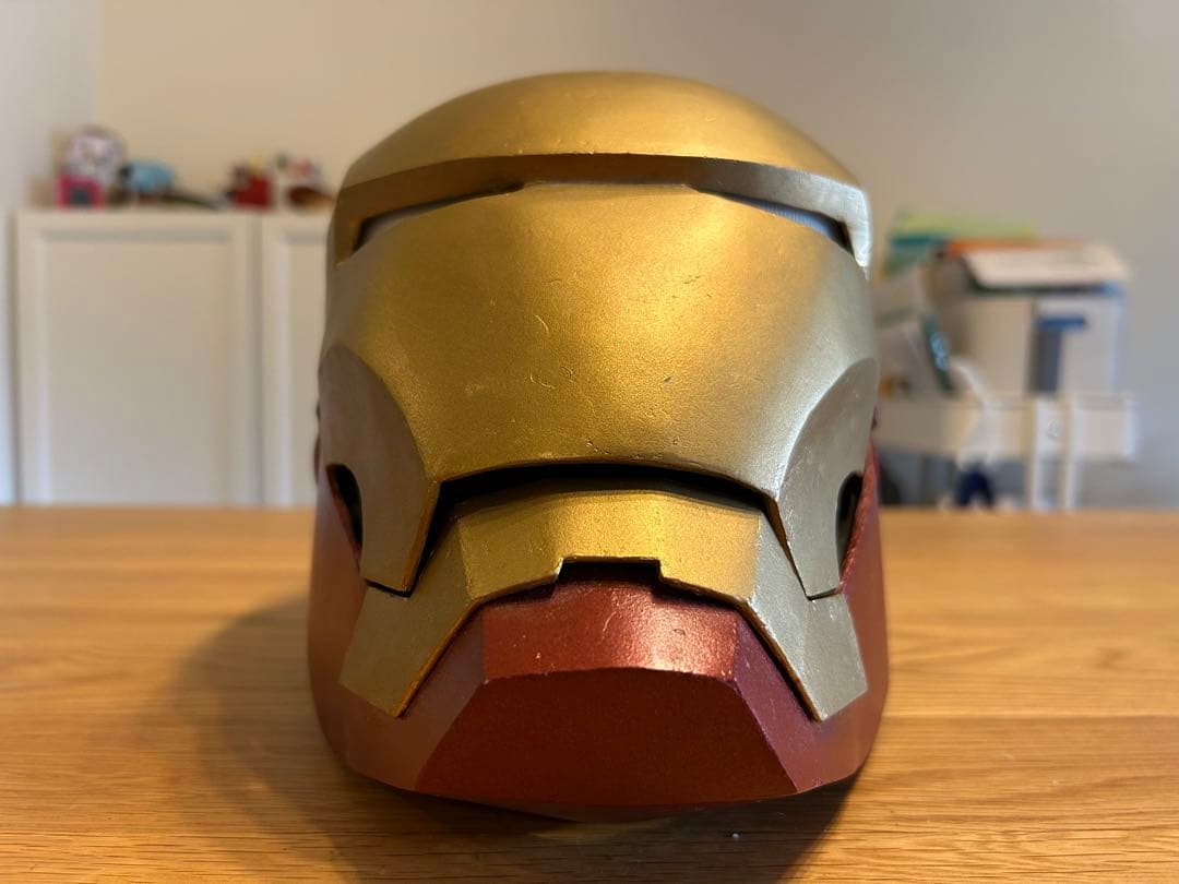 【自作品】アイアンマンヘルメット マーク3 LEDライト付き マーベル