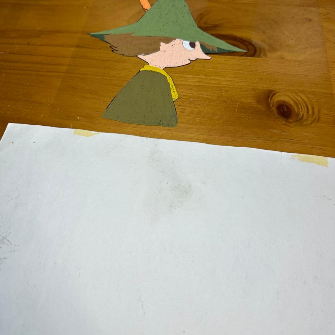 セル画 背景付 楽しいムーミン一家 スナフキン 6046