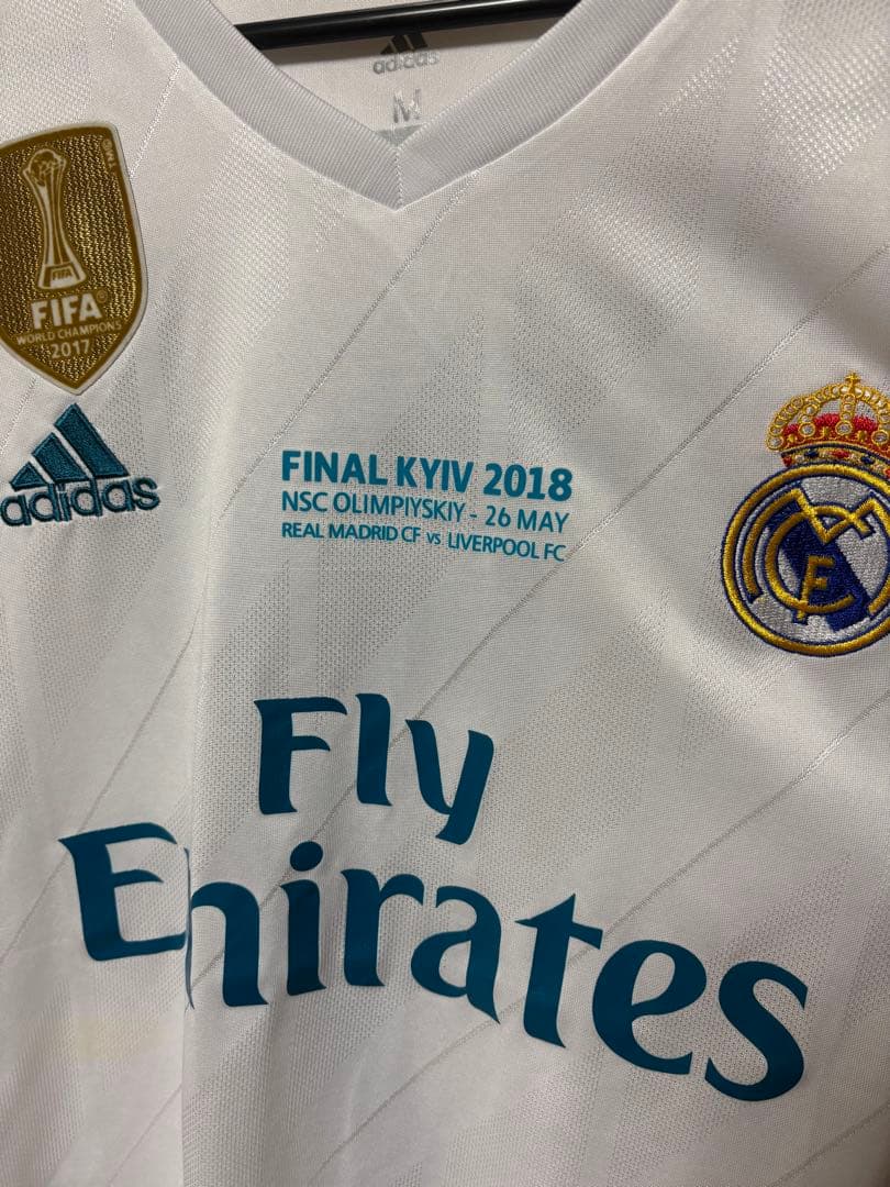希少】 ロナウド レアル・マドリード 17/18 CL決勝 長袖 海外Mサイズ