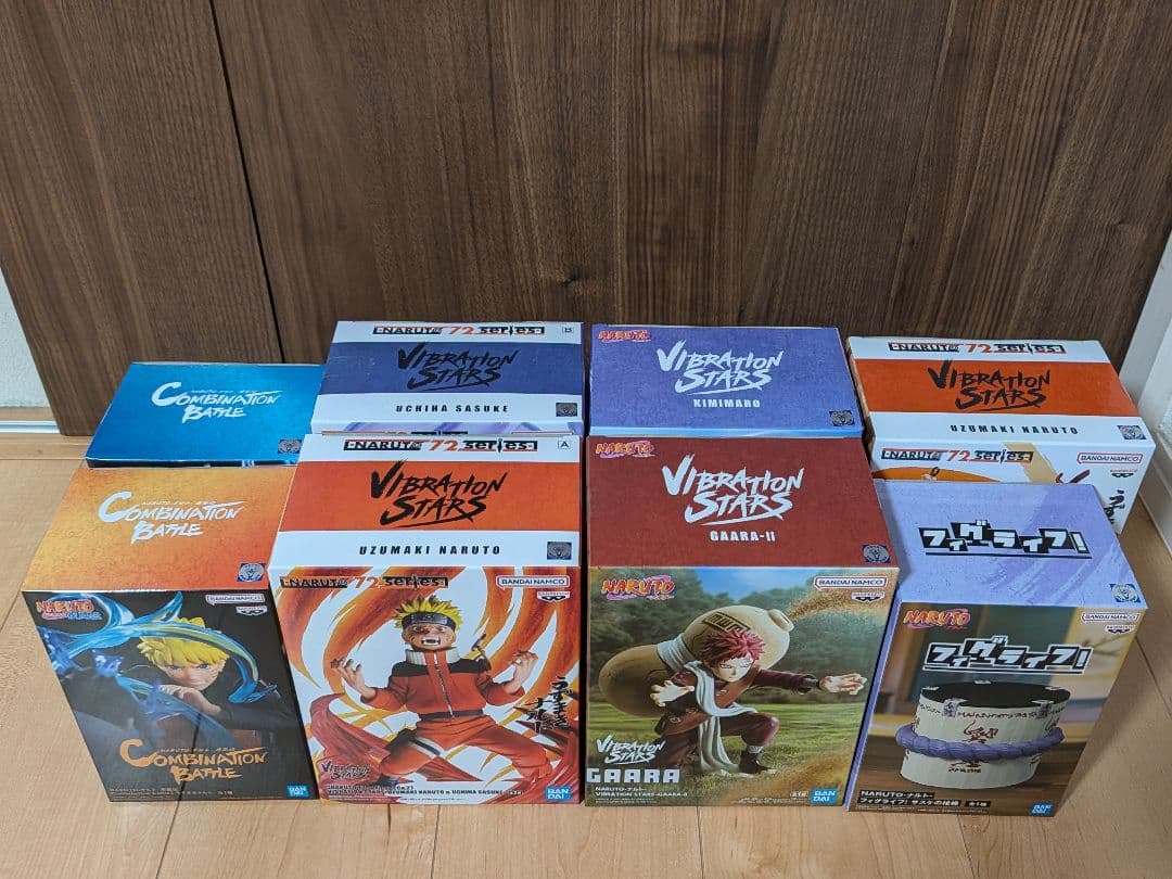 NARUTO ナルト フィギュア 8点セット ナルト サスケ 我愛羅 君麻呂