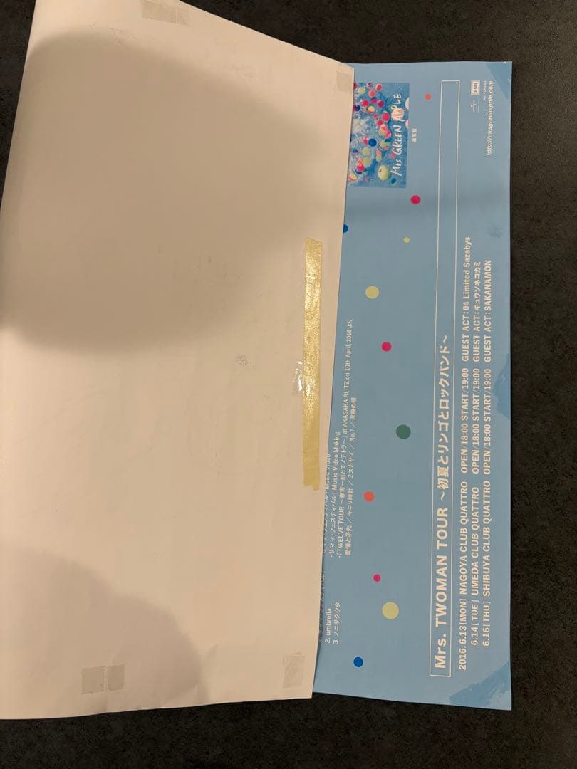 Mrs. GREEN APPLE サイン入りポスター