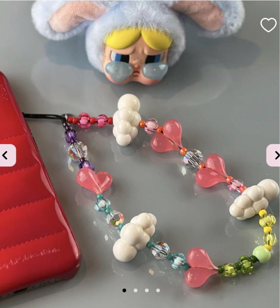 【正規品】stringting ストラップ　kawaii in the sky Kawaii in the Sky Wristlet Phone Strap | String Ting® Official