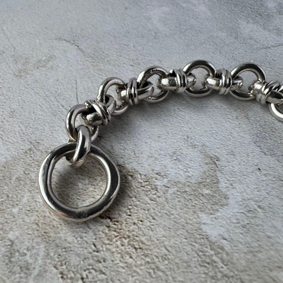 ヴィンテージ ダブルノットチェーンブレスレット シルバー925 メキシコ