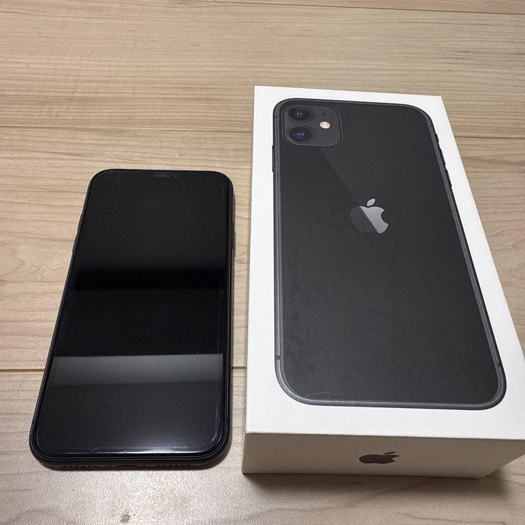 k*様 iPhone11 128GB ブラック　SIMフリー　箱付き iPhone 11 中古スマートフォン Apple iPhone11（SIMフリー） ブラック
