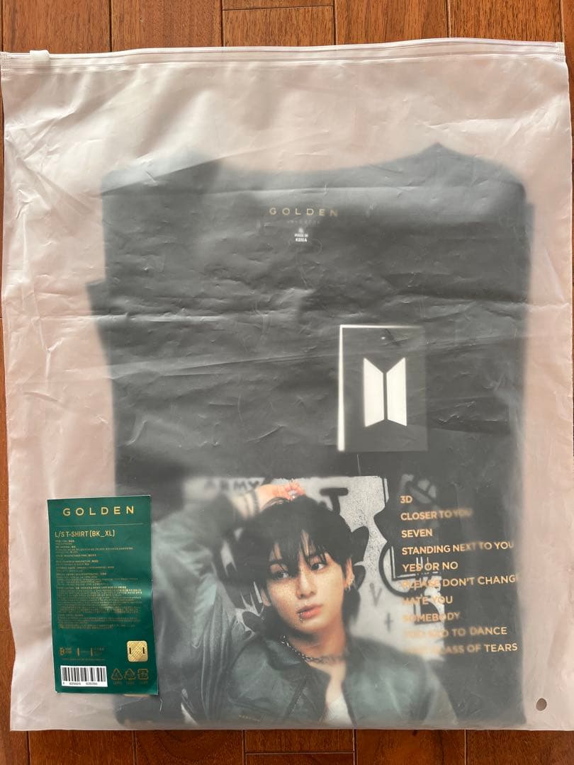 BTS ジョングク ゴールデン 長袖Tシャツ