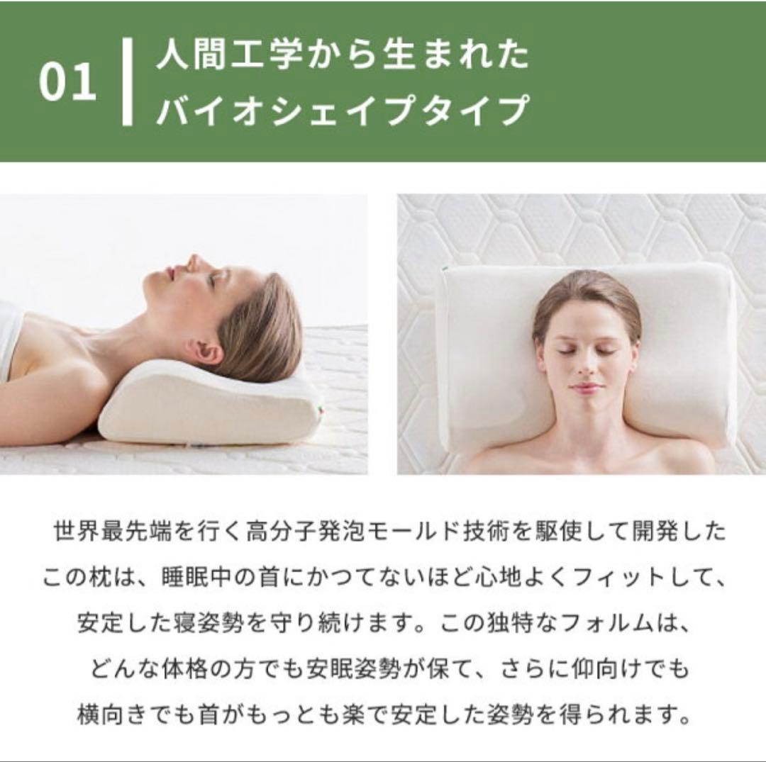 マニフレックス バイオシェイプピロー エリオセルMF 波型枕 レギュラー