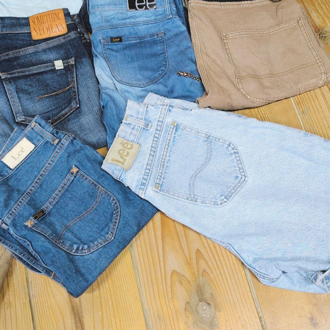 ブランドデニムパンツまとめ売り45本 リメイク リペア ハンドメイド
