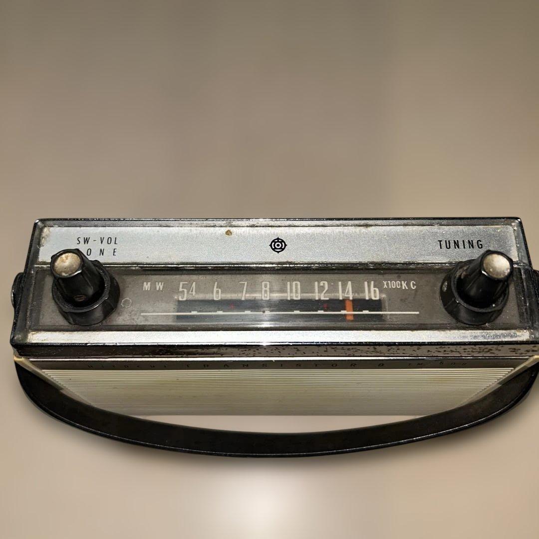 昭和レトロ 日立 トランジスタ ラジオ TM-808 - メルカリ
