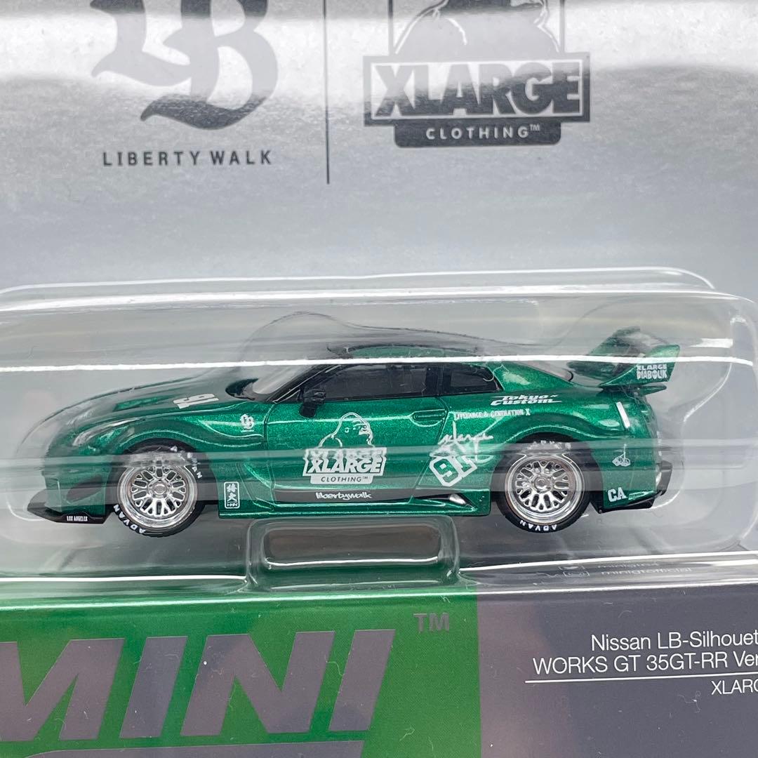LIBERTY WALK×XLARGE MINI GT 1/64 ミニカー - メルカリ