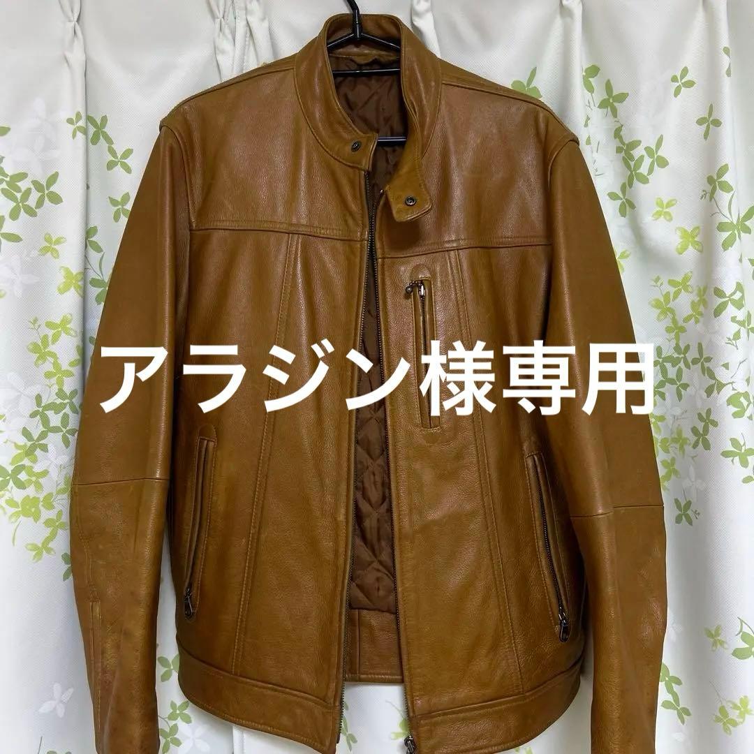UNIQLO オールドユニクロ レザーライダースジャケット - メルカリ