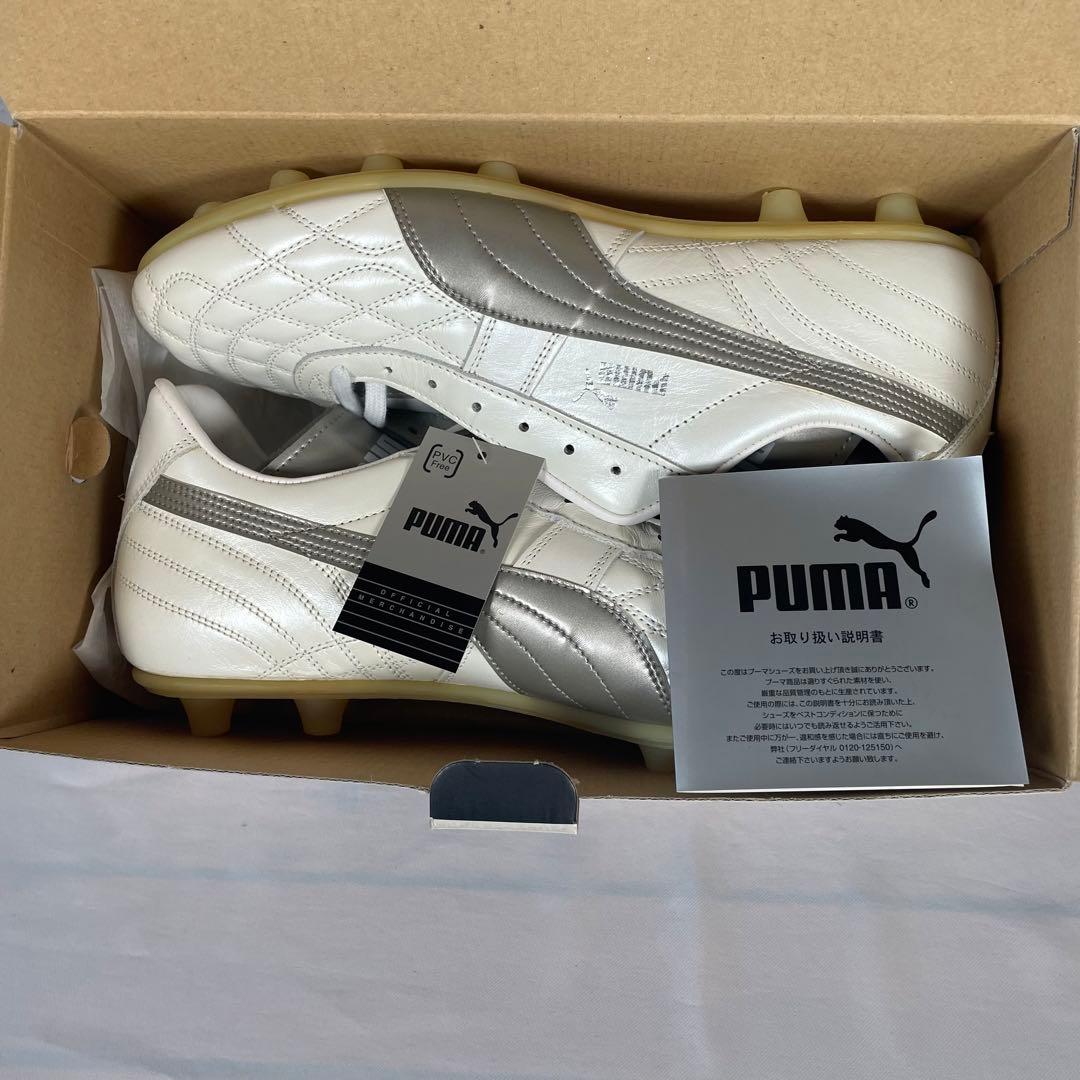 新品未使用デッドストック】PUMA プーマ レセルバ3 ホワイト×シルバー
