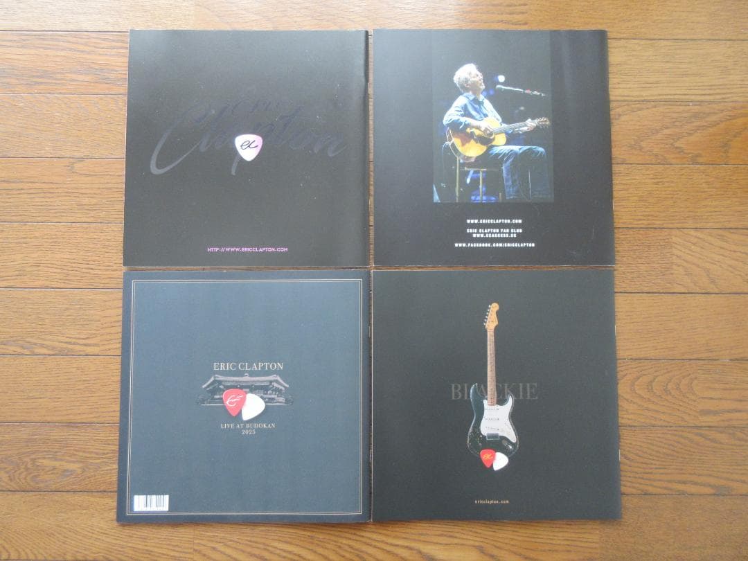 パンフレット エリッククラプトン 武道館 2016 2019 2023 2025