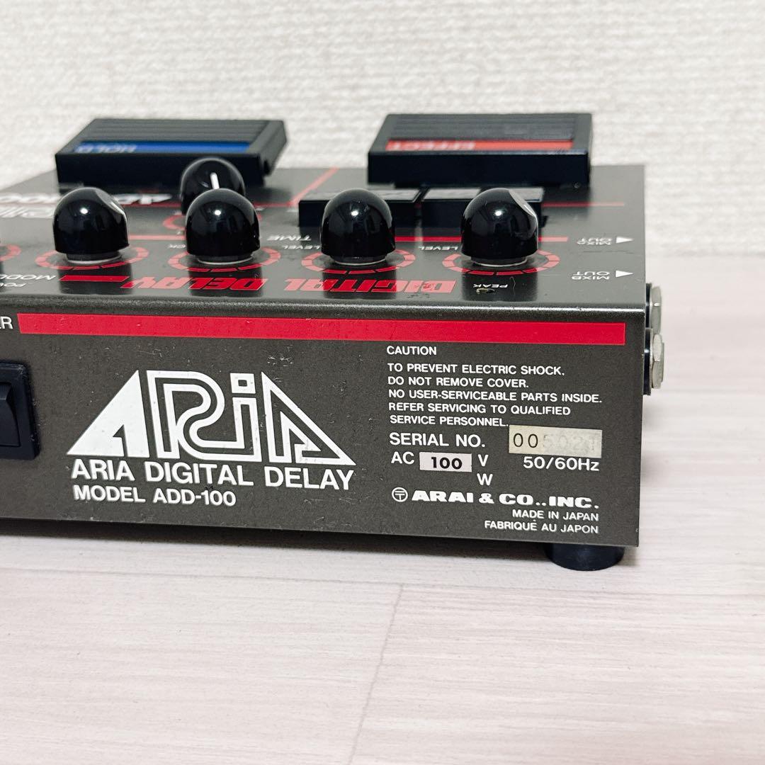 2201【美品】ARIA ADD-100 デジタルディレイ　日本製 エフェクター