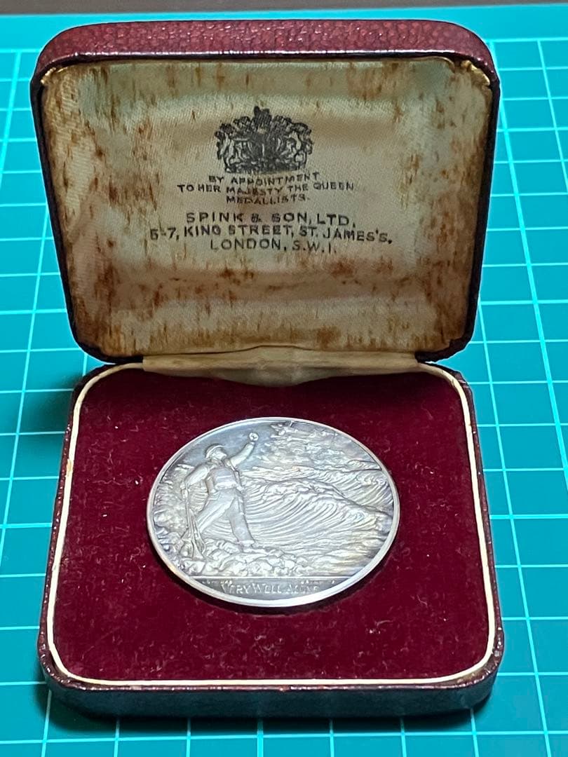 へ*ま様 チャーチル 純銀メダル SV925 28.5g 英国 Spink