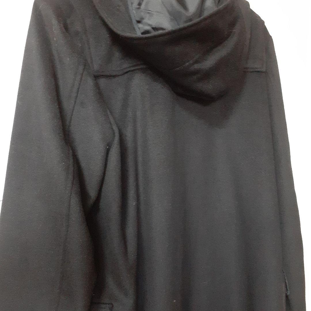 an様専用‼️JPRESS❤️フラノ地ネイビー ダッフルコート フード付き