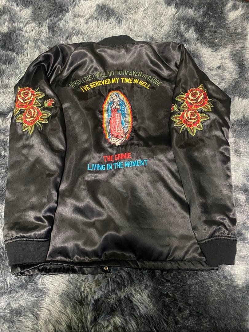 CRIMIE マリア 薔薇 刺繍入り スーベニアジャケット L - メルカリ