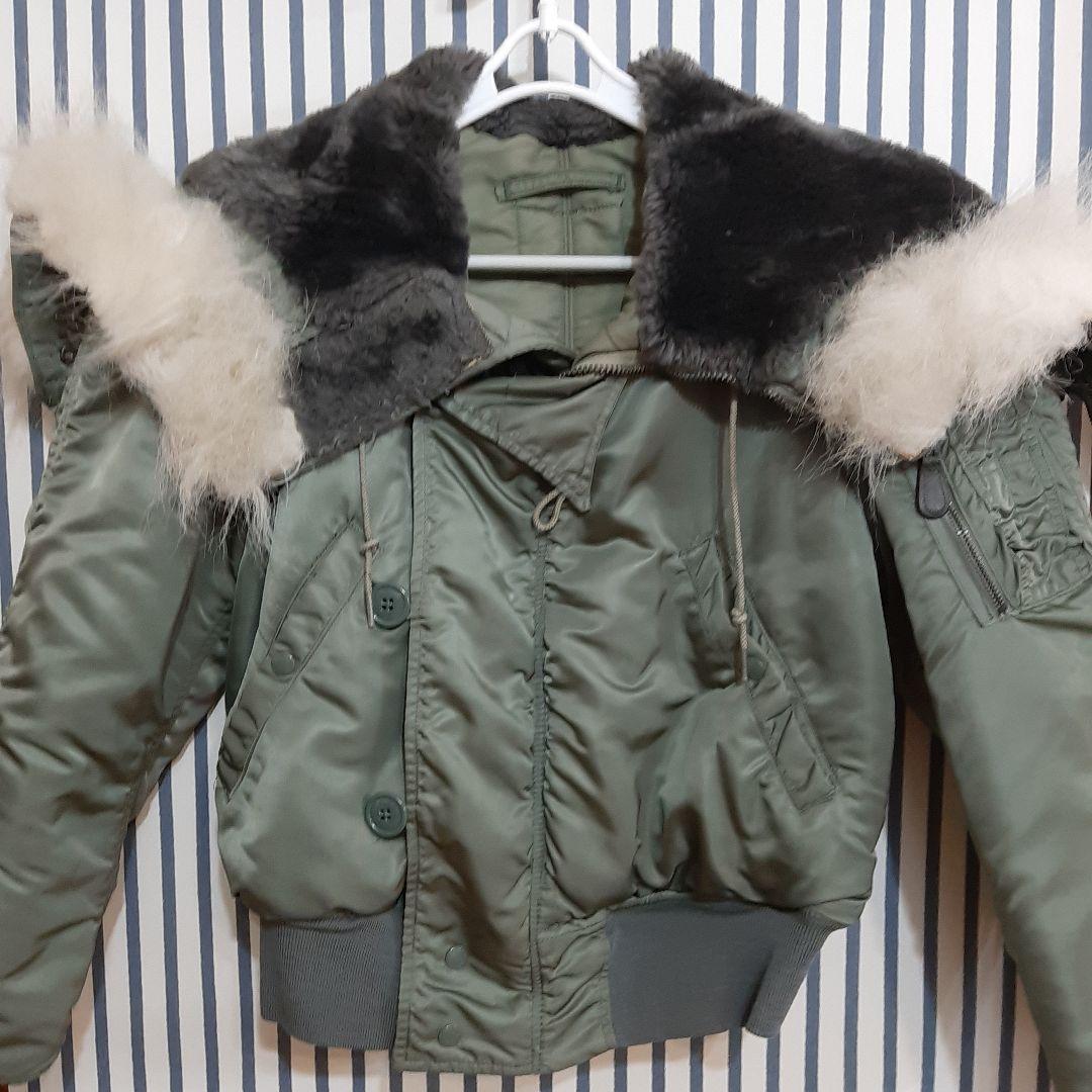 ALPHA/N-2B/70s/末期実物/SCOVILL デッドストック70s 米軍実物 アルファ製 N2B フライトジャケット