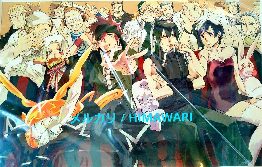 新品 D.Gray-man 複製原画 アレン 神田ユウ ラビ リナリー 額入り