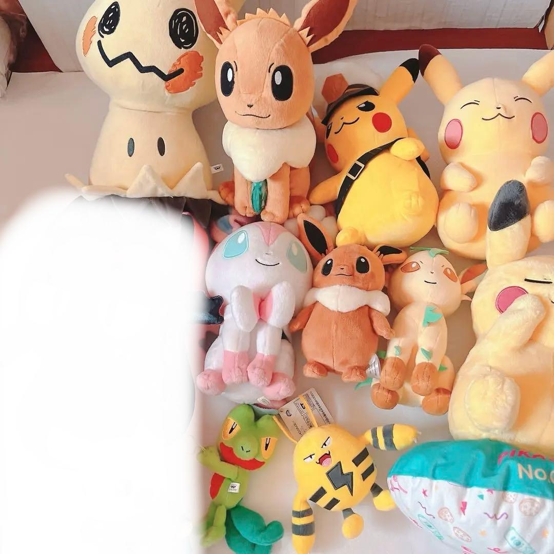 でっかいコロっとまんまる　ニンフィア　羽田　 ちっちゃいかたのり ぬいぐるみ