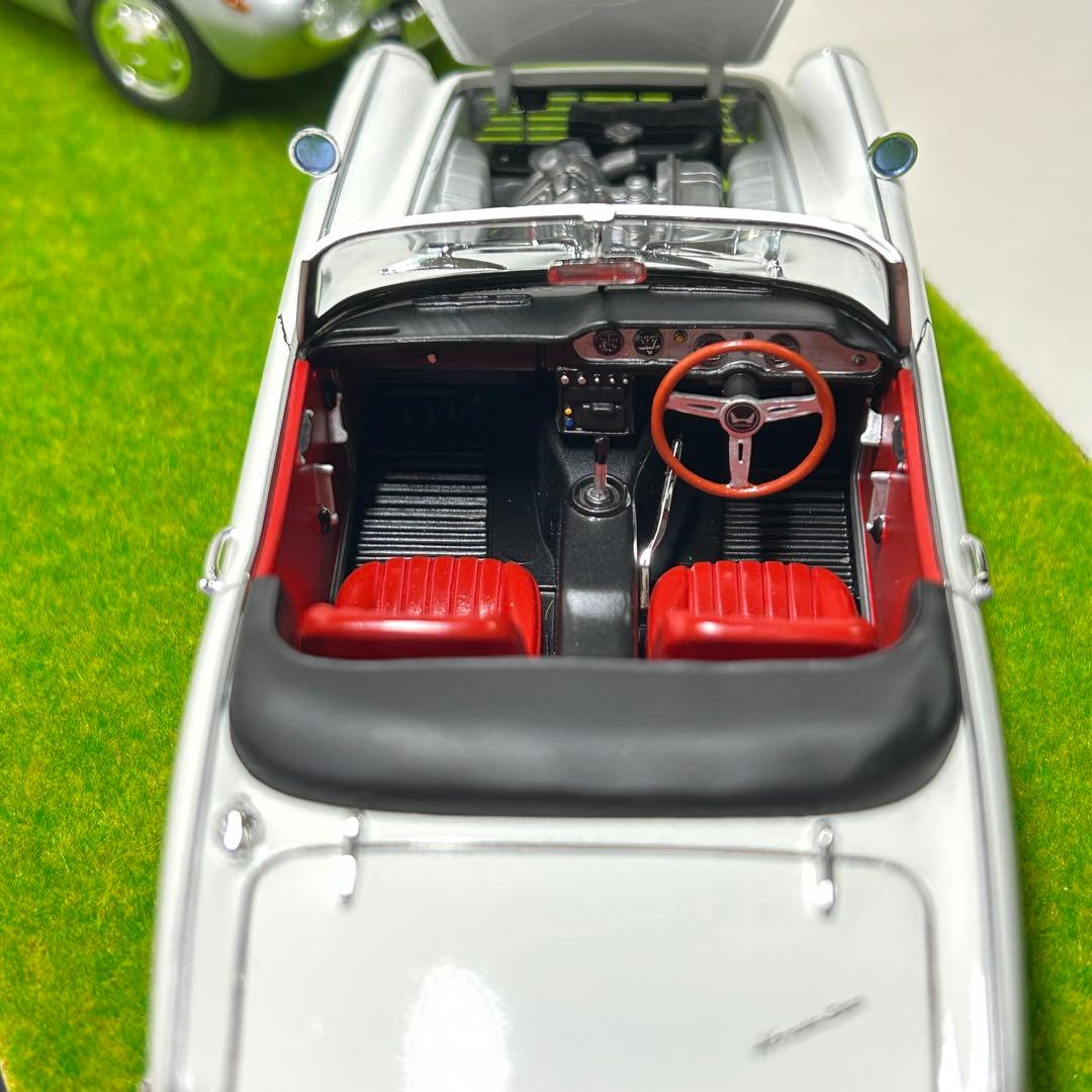 プラモデル 完成品 HONDA S600 TOYOTA S800 1/24