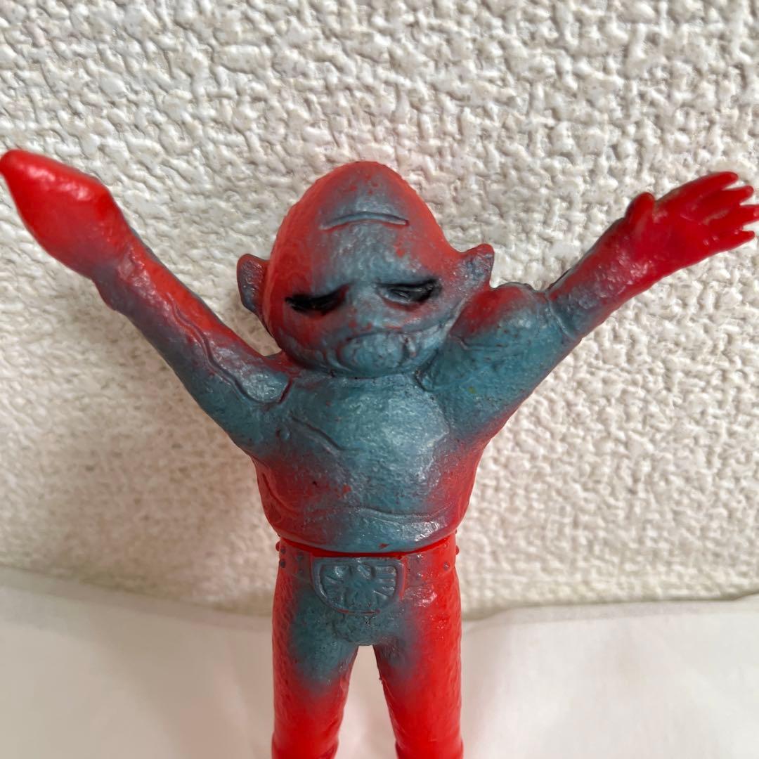 ⚠️貴重・昭和レトロ　仮面ライダー　モグラング　ミニソフビ　旧バンダイ　ポピー製