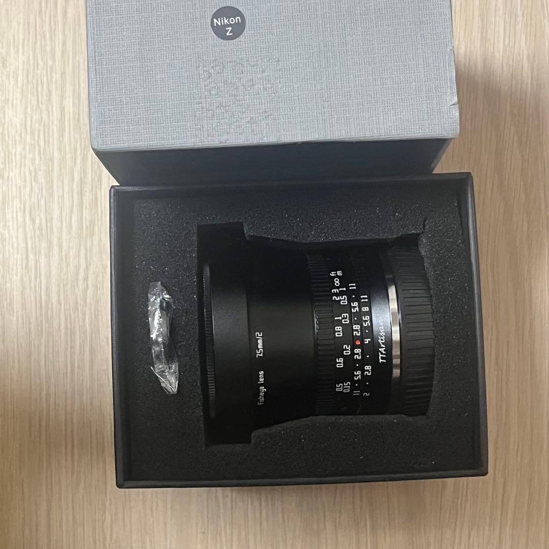 TTArtisan 7.5mm f2 fisheye ニコンZ