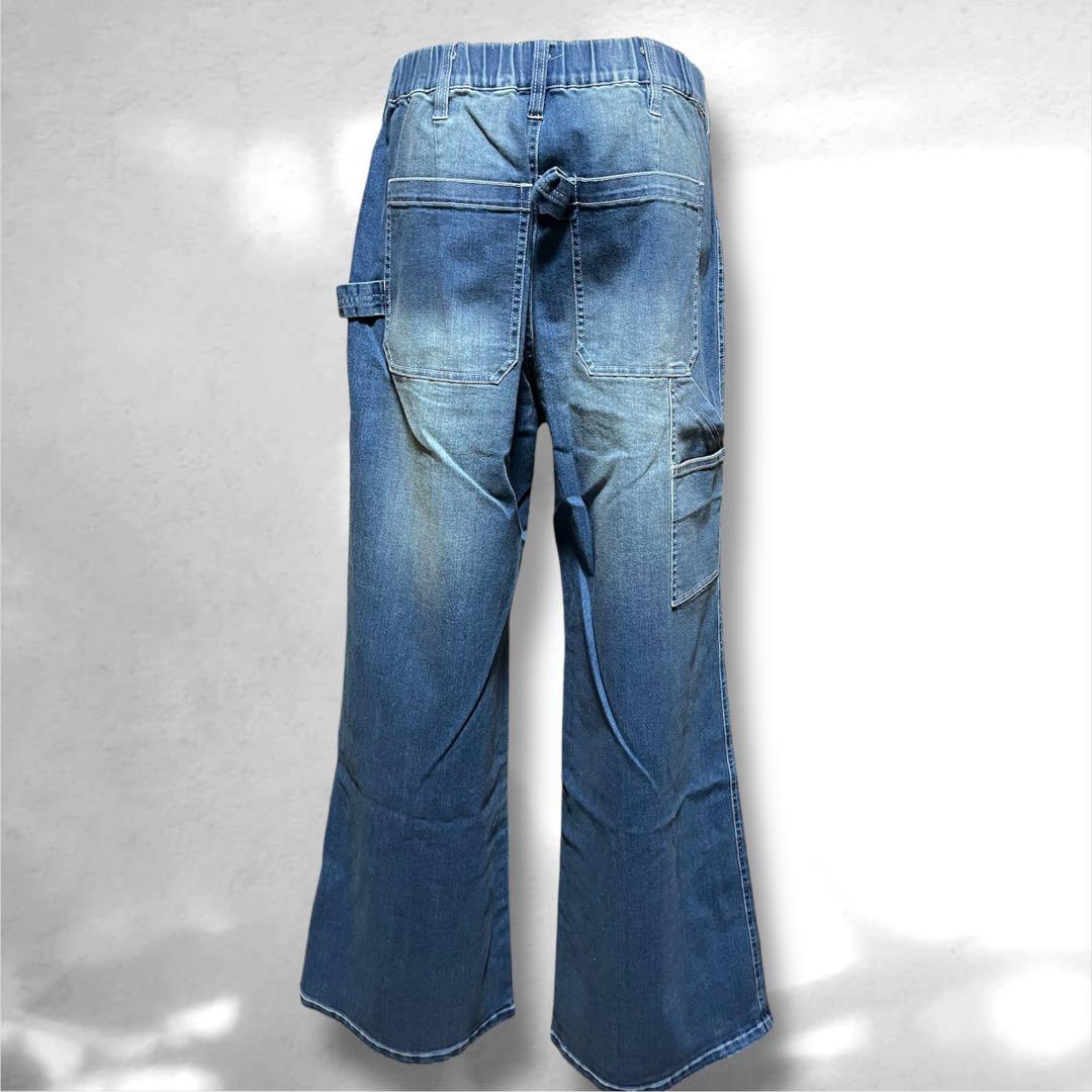 ♥️新品未使用♥️ MICALLE MICALLE ワイドベイカーデニムパンツ