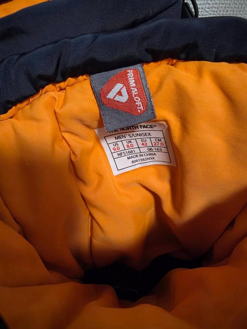 THE NORTH FACE ヌプシブーティ ネイビー オレンジ（27cm） - メルカリ
