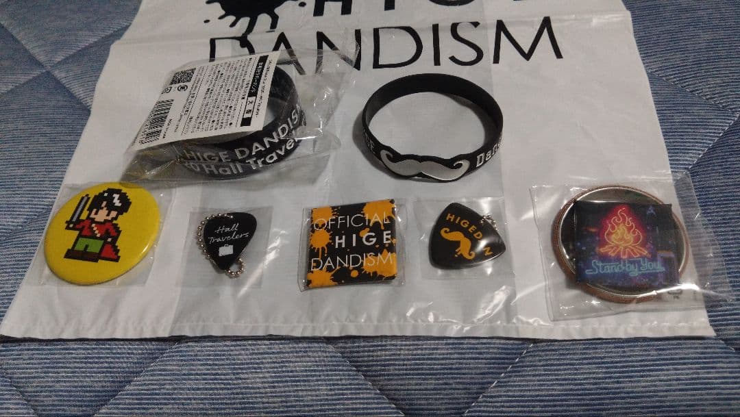 Official髭男dism　ピック　ラバーバンド　缶バッジ　 袋 レア 髭男