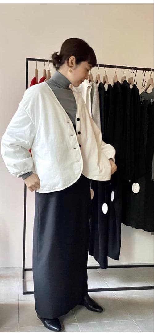 専用　ユーモレスク　humoresque paddedジャケット　コート humoresque(ユーモレスク)/volume coat 23AW dieci｜online shop