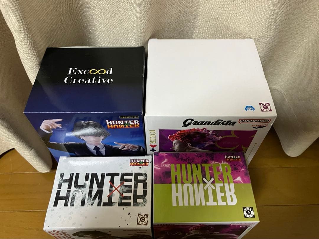 HUNTER×HUNTER ヒソカ　クロロ　フィギュア　セット