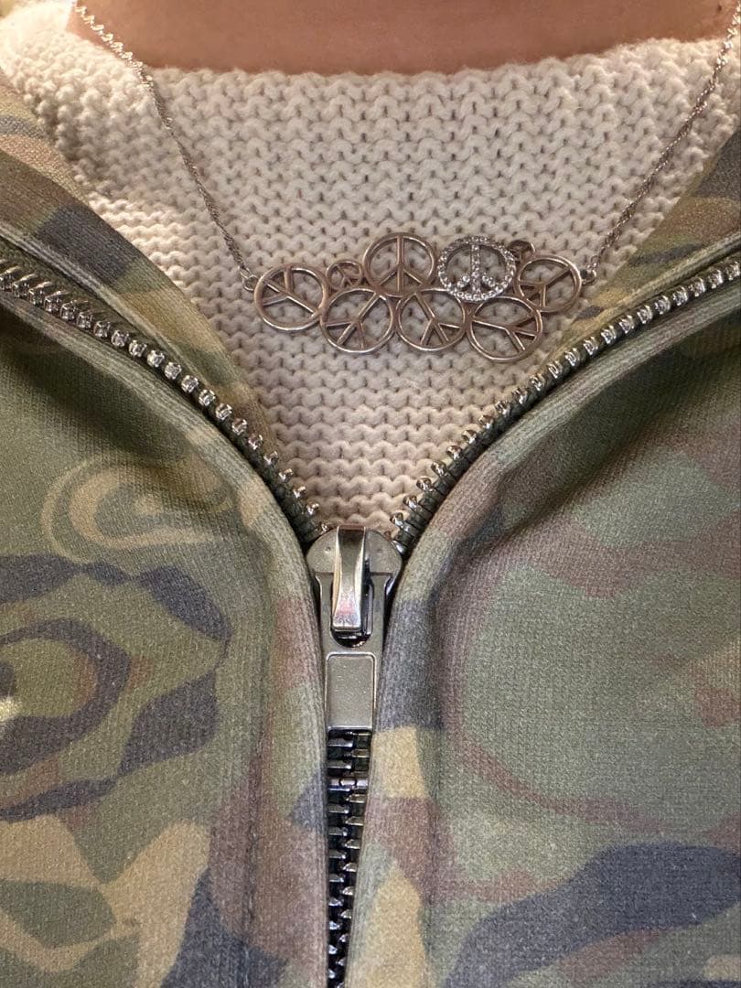 FAF Peace Necklace ネックレス　シルバー FAF (FAKE AS FLOWERS) Peace Necklace（ネックレス）｜BOICE FROM