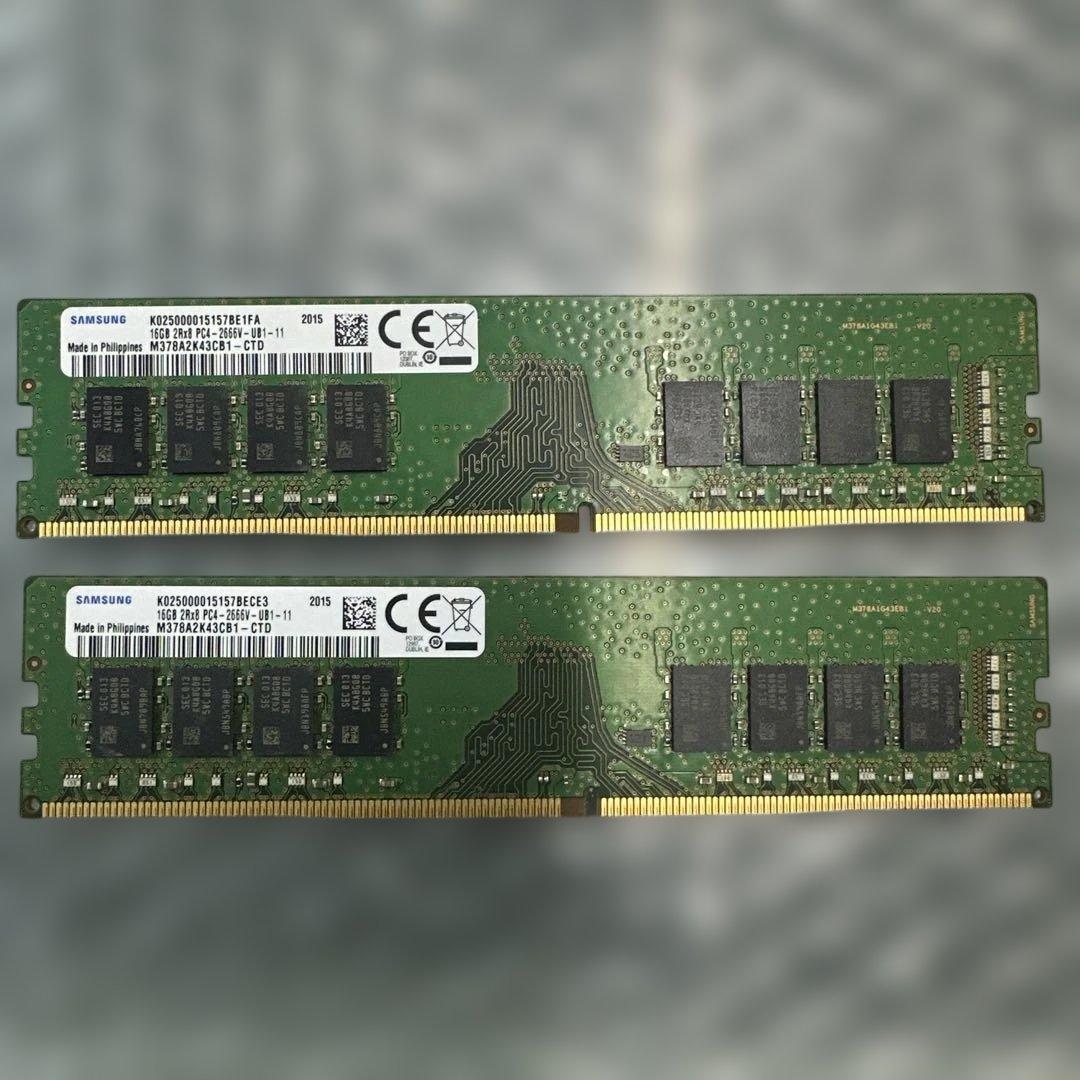 メモリー 24. DDR4 32GB 16GB*2 DDR4 2666MHz Crucial DDR4 32GB KIT 2 x 16GB 2666 MHz PC4-21300 SODIMM 260-Pin