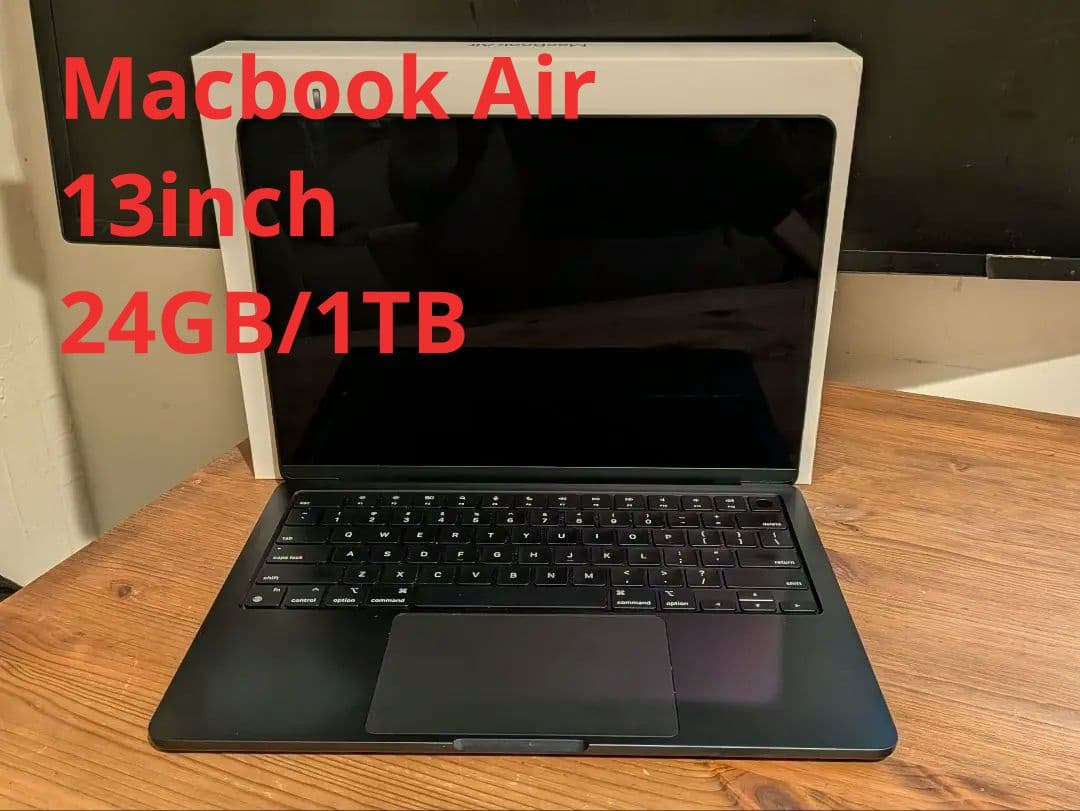 MacBook本体 MacBook Air 13inch M3 2024 24GB / 1TB MacBook Air 13インチ Apple M3チップ搭載モデル [2024年モデル /SSD