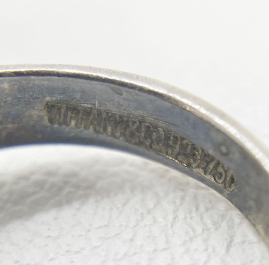 Tiffany & Co. リボンリング 925/750 3.7g サイズ5