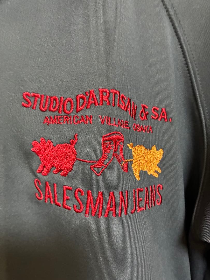 極美品】ステュディオ・ダルチザン トラックジャケット 8092 刺繍 豚 S