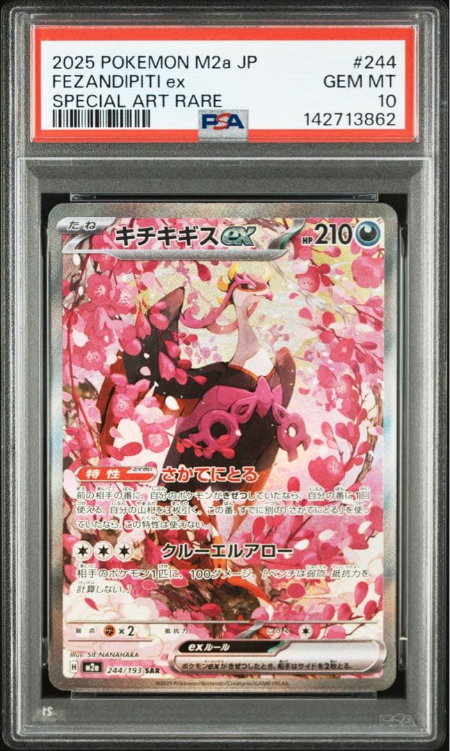 PSA10】キチキギスex SAR 244/193 M2a MEGAドリーム - メルカリ