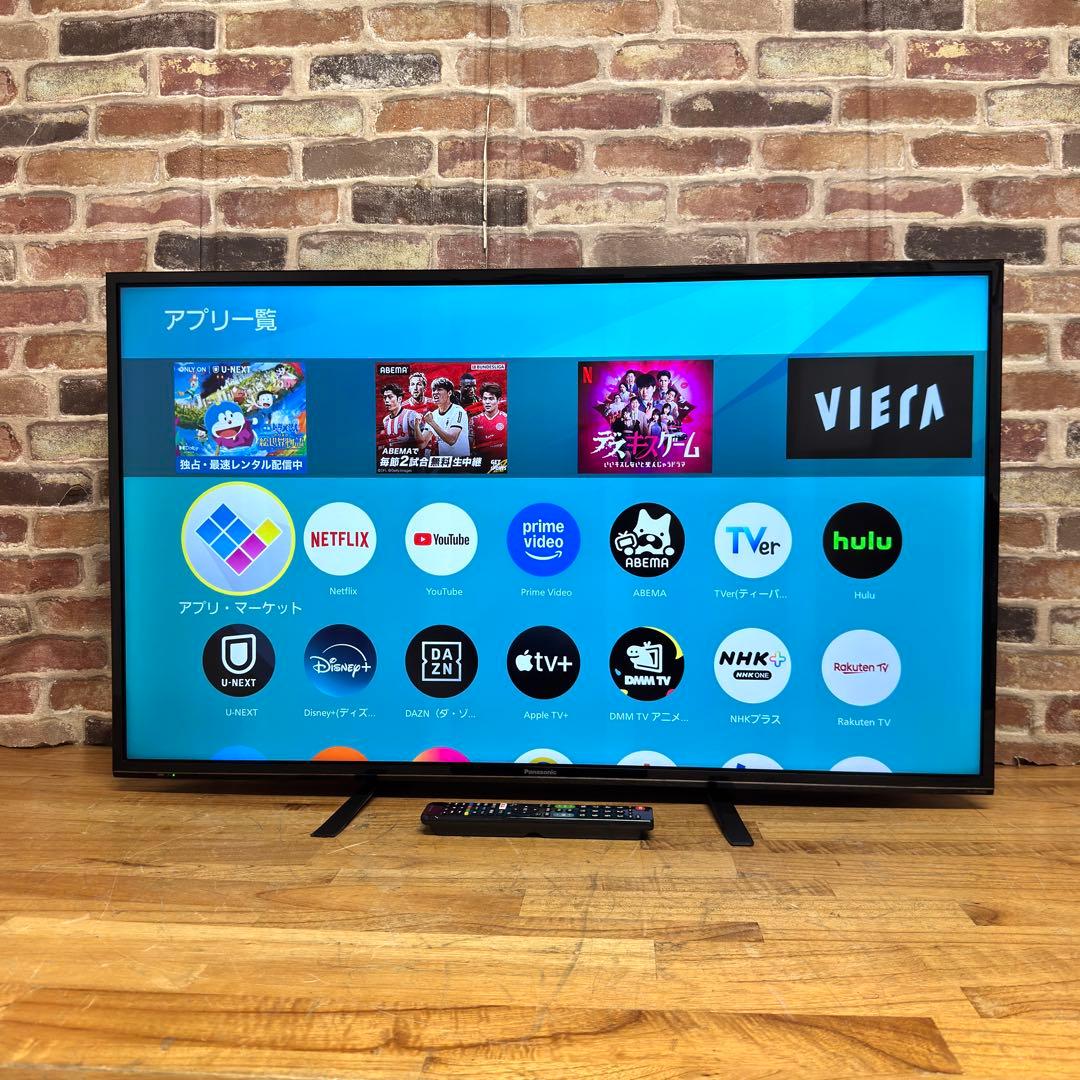 パナソニック 43V型 4K 液晶テレビVIERA TH-43FX600 TH-43FX600 液晶テレビ VIERA(ビエラ) ブラック [43V型 /4K対応