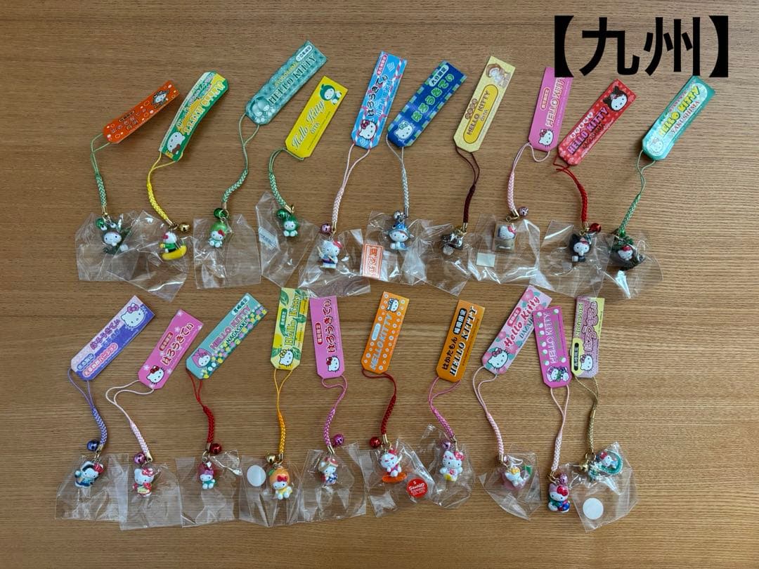 ご当地キティ　根付け　ストラップ　まとめ売り　140個