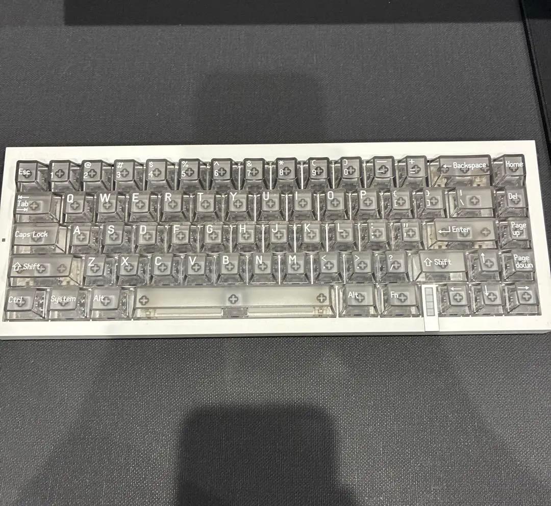 キーボード MelGeek REAL67 Calcium Transparent Gray MelGeek REAL67 Calcium Transparent Gray