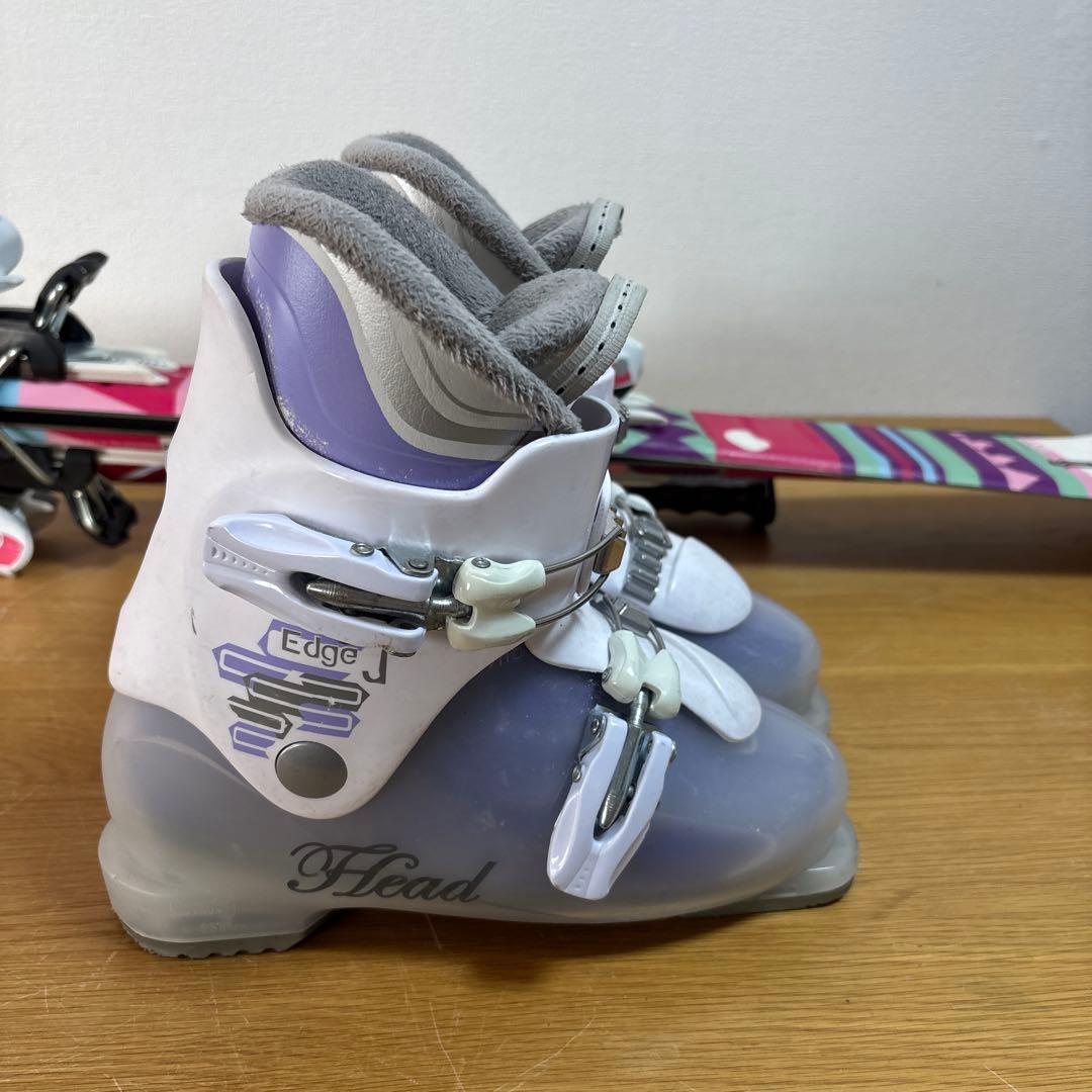 ジュニアストック付スキーセット elan110cm head 22-22.5cm - メルカリ