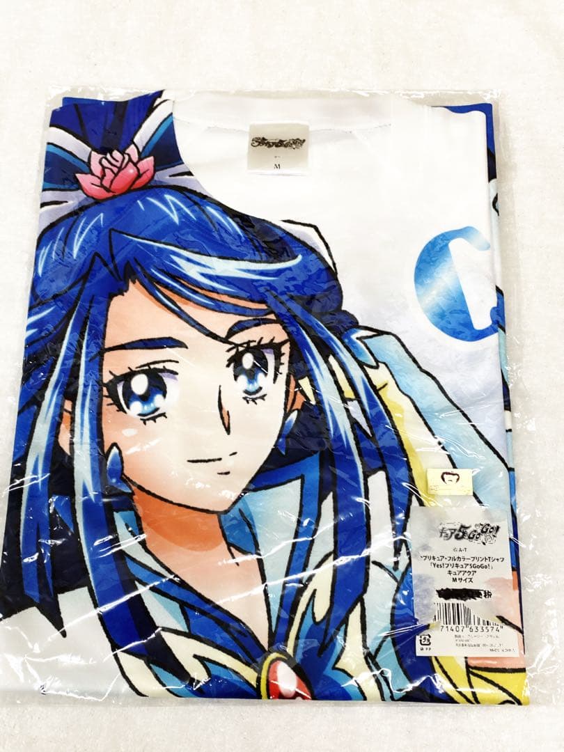 Yes！プリキュア5GoGo！ フルカラープリントTシャツ　キュアアクア　新品 全プリキュア・フルカラープリントTシャツ Yes！プリキュア5 GoGo